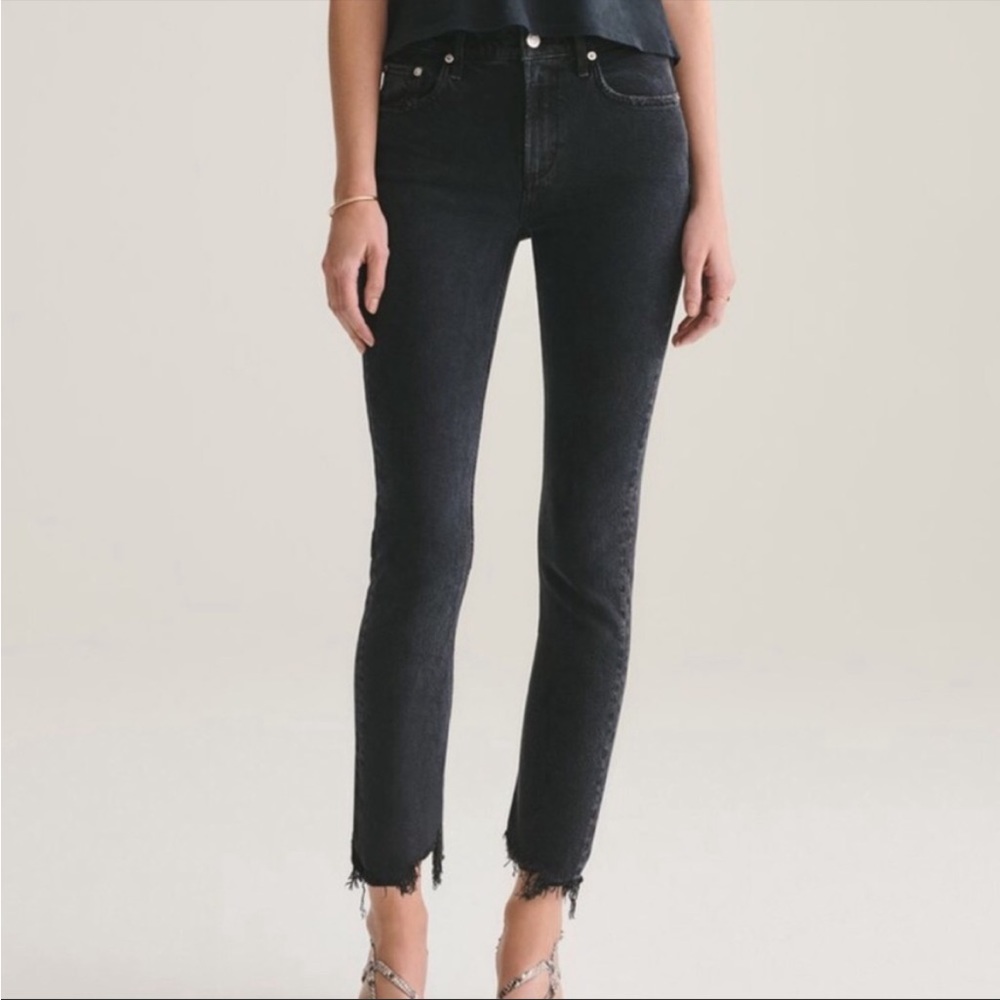 AGOLDE TONI MID RISE STRAIGHT FIT IN FERAL